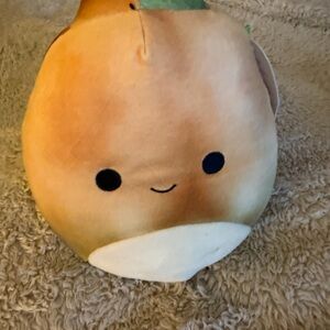 Squishmallows Orange and White Plush Toy